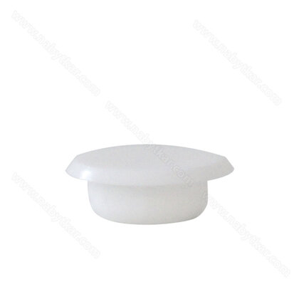 Krytka nasúvacia pre 8 mm otvor biela