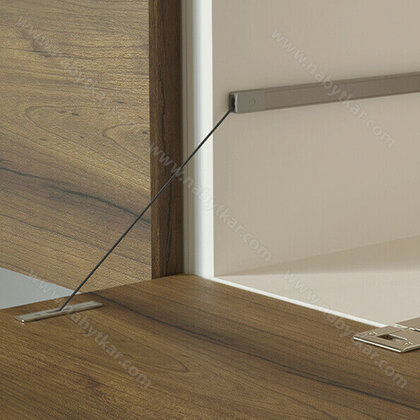 Skrytý sklopný lankový mechanizmus KIARO L-600 sivý