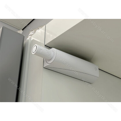 K-PUSH TECH systém na dvierka naložený silný 20mm biely