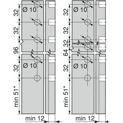 Legrabox, bočnice 770F5002S Orion sivá matná, 500 mm /Blum Legrabox, bočnice 770F5002S Orion sivá matná, 500 mm /Blum
