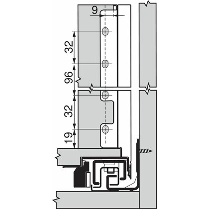 Legrabox, bočnice 770F5002S Orion sivá matná, 500 mm /Blum Legrabox, bočnice 770F5002S Orion sivá matná, 500 mm /Blum