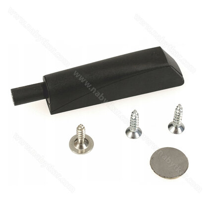 K-PUSH TECH systém na dvierka naložený silný 20mm s magnetom, antracit