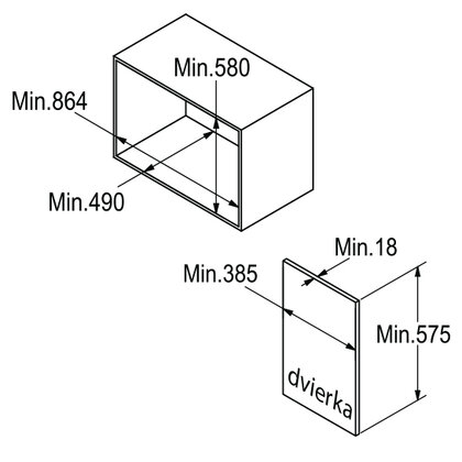 Kôš Concord ASTON "90" s tlmením, antracit /Iron Line