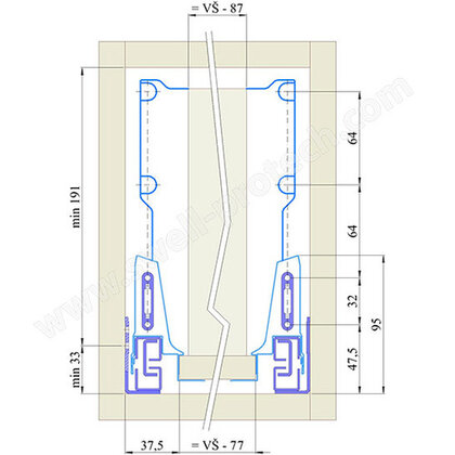EVObox Evolution 86 set A03, antracit EVObox Evolution 86 set A03, antracit