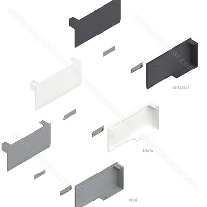 Krytky na  AVENTOS 22K8000 top,(ľavá a pravá) /Blum