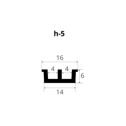 Vodiace lišty na sklo-h-05