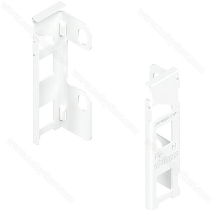 Legrabox, držiak chrbta ZB7M000S biele /Blum