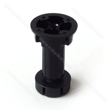 Rekt.noha PVC-R5 h- 100mm,bez moznosti uchytenia na centr.skrutku, čierna / Volpato (bal.300) Rekt.noha PVC-R5 h- 100mm,bez moznosti uchytenia na centr.skrutku, čierna / Volpato (bal.300)