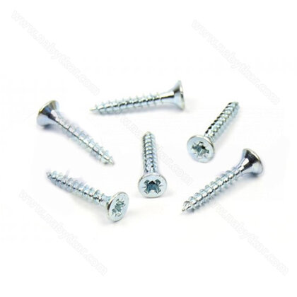 Drevoskrutka zapust. 3,5x30 bely zinok (1000 ks)