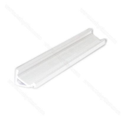 LED PROFIL - 16x13mm Rohový, Profil - biely, 3m, bez krycej lišty/CP