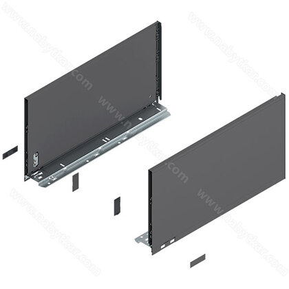 Legrabox, bočnice 770F4502S Orion sivá matná, 450 mm /Blum Legrabox, bočnice 770F4502S Orion sivá matná, 450 mm /Blum