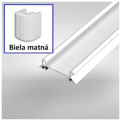 Spodná koľaj GAMA 8202  biela matná /Laguna Spodná koľaj GAMA 8202  biela matná /Laguna