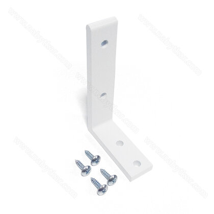 Držiak na DTD pre kancelárke podnože , biely 