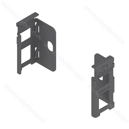 Legrabox, držiak chrbta ZB7N000S Orion sivá matná /Blum