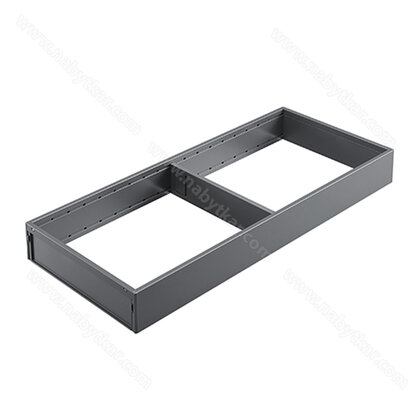 BLUM ZC7S500RS2, AMBIA-LINE, OCEĽOVÝ DIZAJN - RÁM, ŠEDÝ, 500MM BLUM ZC7S500RS2, AMBIA-LINE, OCEĽOVÝ DIZAJN - RÁM, ŠEDÝ, 500MM