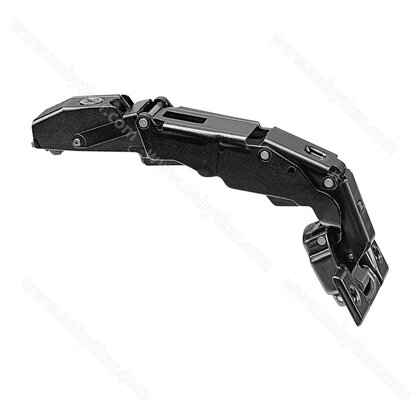 Záves CLIP TOP 155° naložený s tlmením71B7550 s pružinou, pre roh.skrinku,ONYX  (H0-3D) /Blum