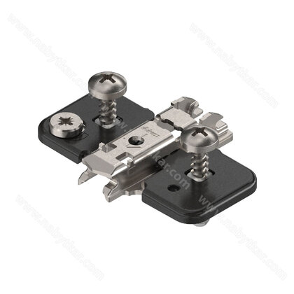 Platnička CLIP H0 EXPANDO s hmoždinkami a excentrom 3D, 174H7100E ONYX  /Blum Platnička CLIP H0 EXPANDO s hmoždinkami a excentrom 3D, 174H7100E ONYX  /Blum