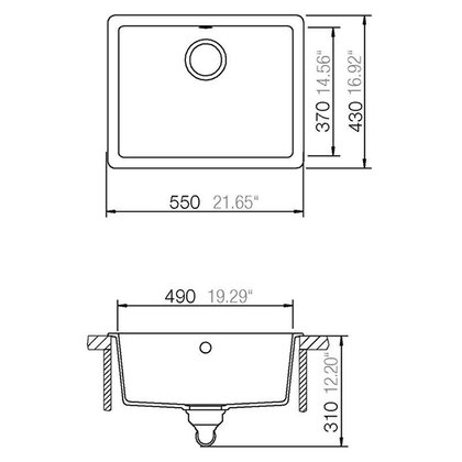 Drez Quadro N-100 + sifón