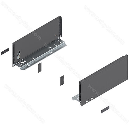 Legrabox, bočnice 770K3002S Orion sivá matná, 300 mm /Blum Legrabox, bočnice 770K3002S Orion sivá matná, 300 mm /Blum