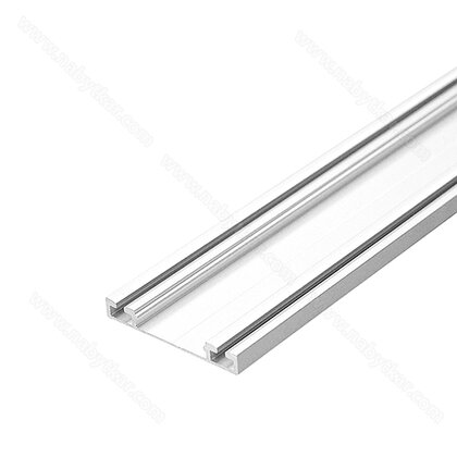 Spodná koľaj RAMA,(s drážkou)  biela matná,  model 2021 /Laguna