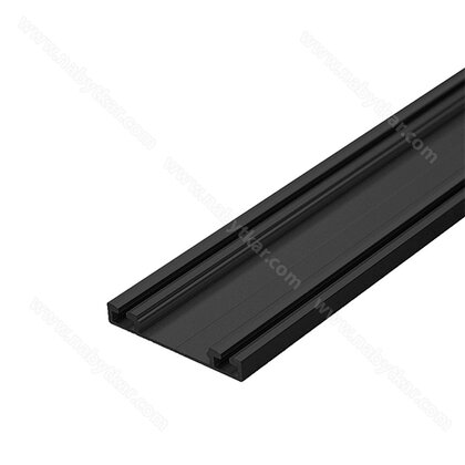 Spodná koľaj RAMA,(s drážkou) čierna matná,  model 2021 /Laguna