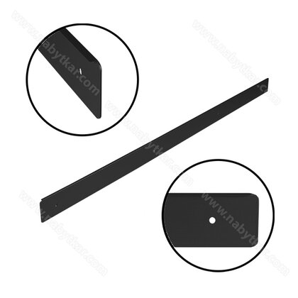 LPD QUATRO 2obl. 38x600-R4.5, Koncova - P, čierna C-35