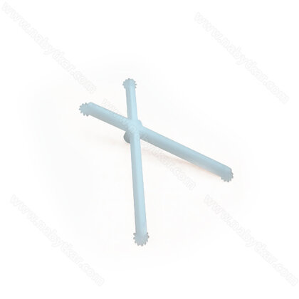 Držiak- blokáda police X pri preprave, transparent (bal:1000 ks)