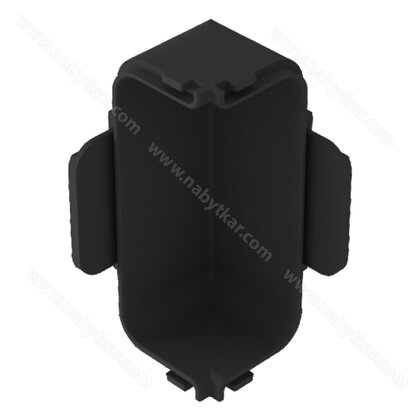 Gripless LIGHT uholník vnútorný na profil typ "C" čierny Gripless LIGHT uholník vnútorný na profil typ "C" čierny