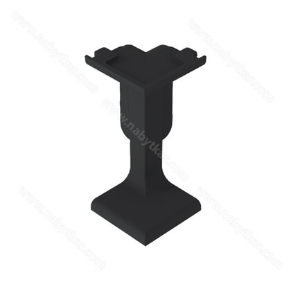 Gripless LIGHT uholník vonkajší na profil typ "C" čierny Gripless LIGHT uholník vonkajší na profil typ "C" čierny