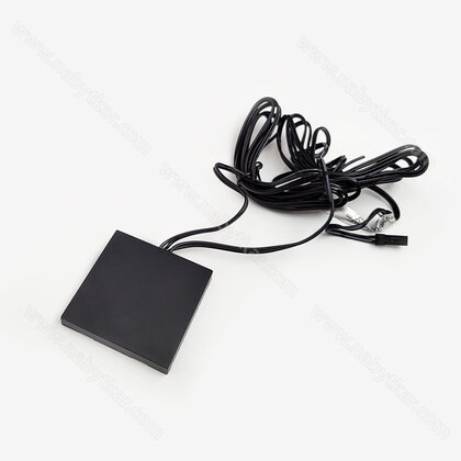 Dotykový LED vypinač so stmievačom  max.60 W/12V 5A  pod drevotriesku, čierny