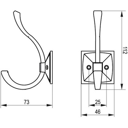 Vešiak SINGO čierny / Rejs