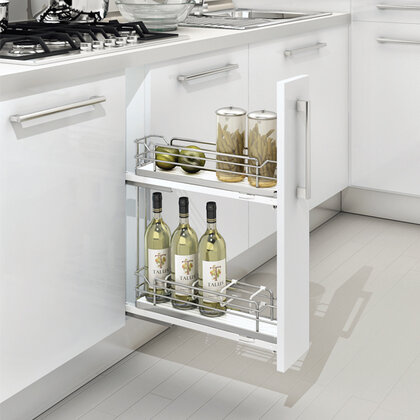 Cargo košík "15" INFINITY LINE 002i - bočný, chróm / SIGE Cargo košík "15" INFINITY LINE 002i - bočný, chróm / SIGE