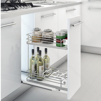 Cargo košík "30" INFINITY LINE 004i - spodný, chróm / SIGE