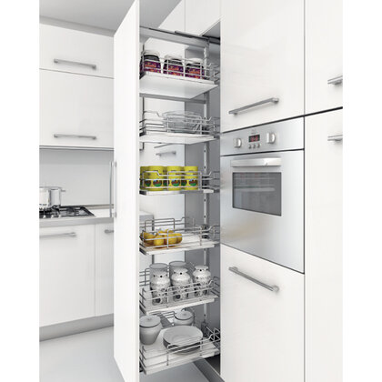 Košíkový set 5ks - INFINITY LINE 255i, šírka: 300mm, chróm / SIGE