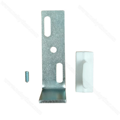 Klzák AO-075 regulovaný pre uchytenie do steny , biely /Laguna 