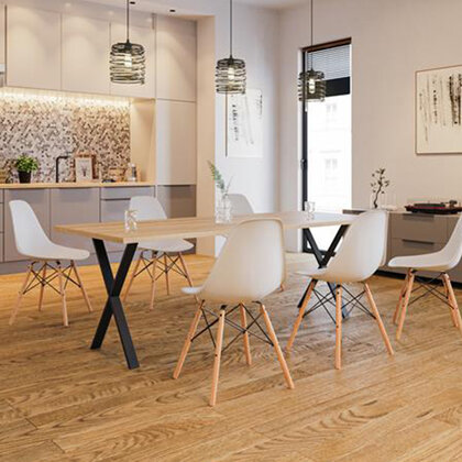 Noha stolová SR46-550-720-L2-K1 čierna /Gamet 