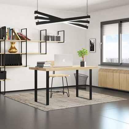 Noha stolová SR47-550-720-L2-K1 čierna /Gamet 