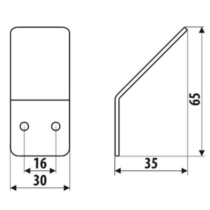 Vešiak WS04 - L36 čierne /Gamet