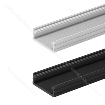 LED PROFIL - 06x16mm, Profil, 3m (bez krycej lišty)/LC LED PROFIL - 06x16mm, Profil, 3m (bez krycej lišty)/LC