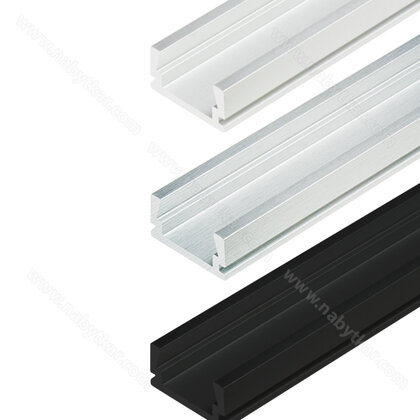 LED PROFIL - 08x16mm, Profil, 3,5m (bez krycej lišty)/Zobal
