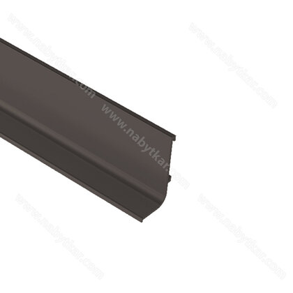 Gripless LIGHT profil typ- " L"  L-3,5m tmavo hnedý C-34