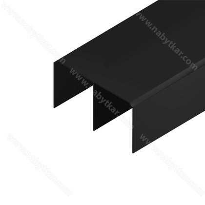 Koľaj vrchná čierny industrial 3m  /Laguna Koľaj vrchná čierny industrial 3m  /Laguna