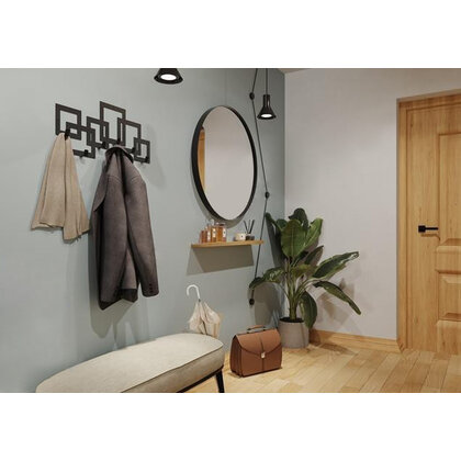 Rám na zrkadlo fi 800 mm čierny / Gamet Rám na zrkadlo fi 800 mm čierny / Gamet