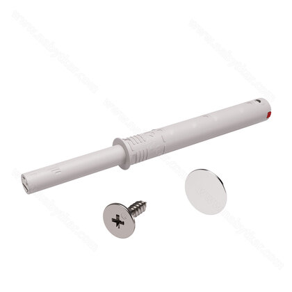 K-PUSH TECH systém na dvierka vložený silný 37mm s magnetom, biely