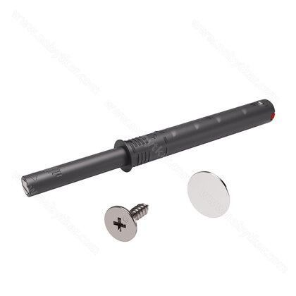 K-PUSH TECH systém na dvierka vložený silný 37mm s magnetom, antracit