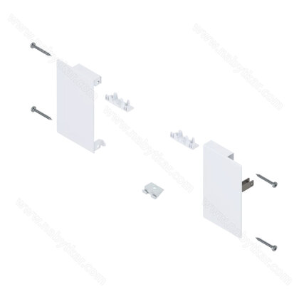 Merivobox - držiak vn.zásuvky ZI4.0MS1, biele 