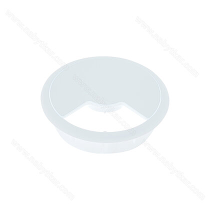 Prechodka kábla ø 80 plast, biela