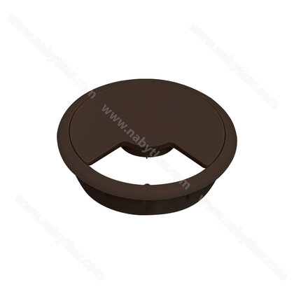 Prechodka kábla ø 80 plast, tmavohnedá