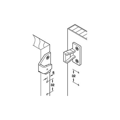 HE-Spoj. kovanie Pacofix,as, platnička (26250359) Hafele