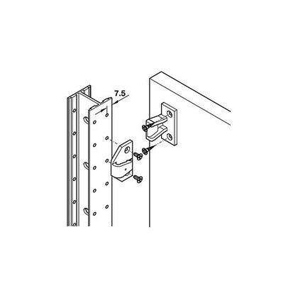 HE-Spoj. kovanie Pacofix,as, platnička (26250359) Hafele